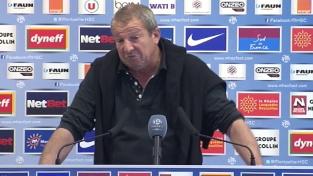 Rolland Courbis après MHSC 1-1 FCGB