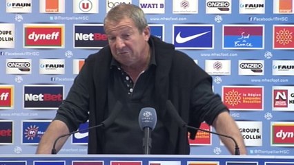 Rolland Courbis après MHSC 1-1 FCGB