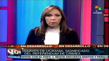 Inicia escrutinio de referendo en Crimea, 93% aceptó unirse a Rusia