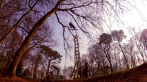 Tentes suspendues au woody park de fcamp