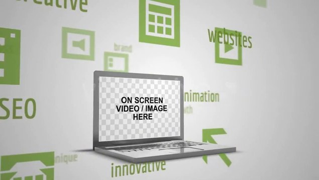 Laptop Projections Logo Ident - After Effects Template