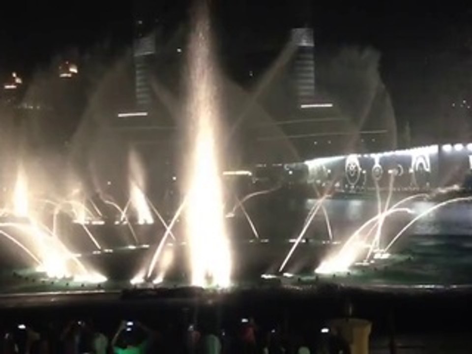 Water Fountain Dance At Dubai