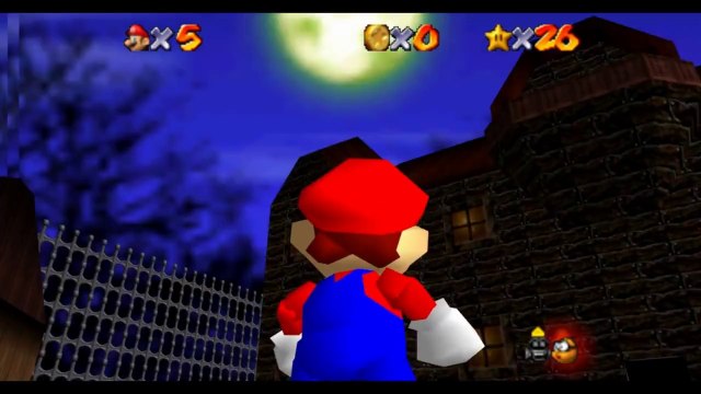 Super Mario 64 HD on Project64 Emulator (Widescreen Hack) part3