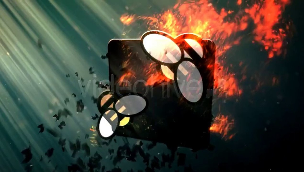 Fiery logo - After Effects Template