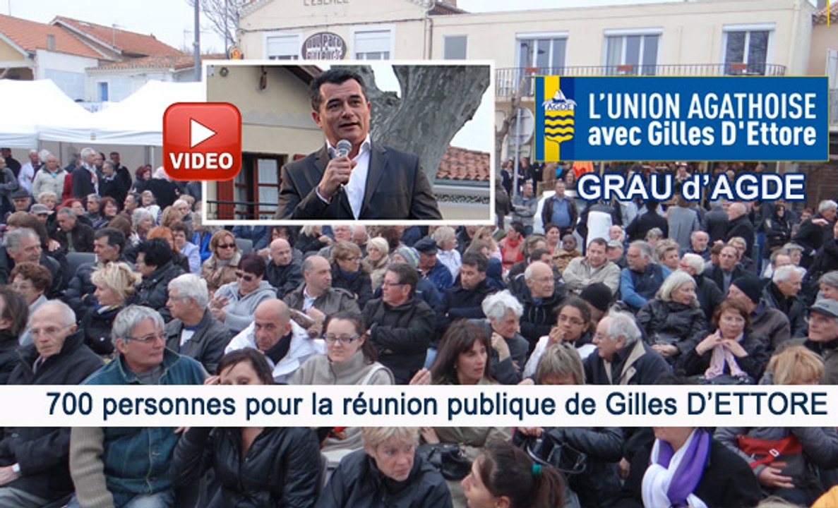 GRAU D'AGDE - 2014 - 1 - ETRE AGATHOIS C’EST AIMER CETTE QUALITE DE VIE QUI NOUS RASSEMBLE - Gilles D'ETTORE MUNICIPALES 2014 -