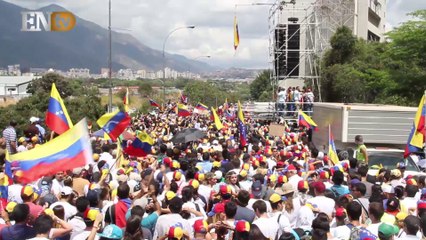 Con una marcha rechazan injerencia cubana en Venezuela