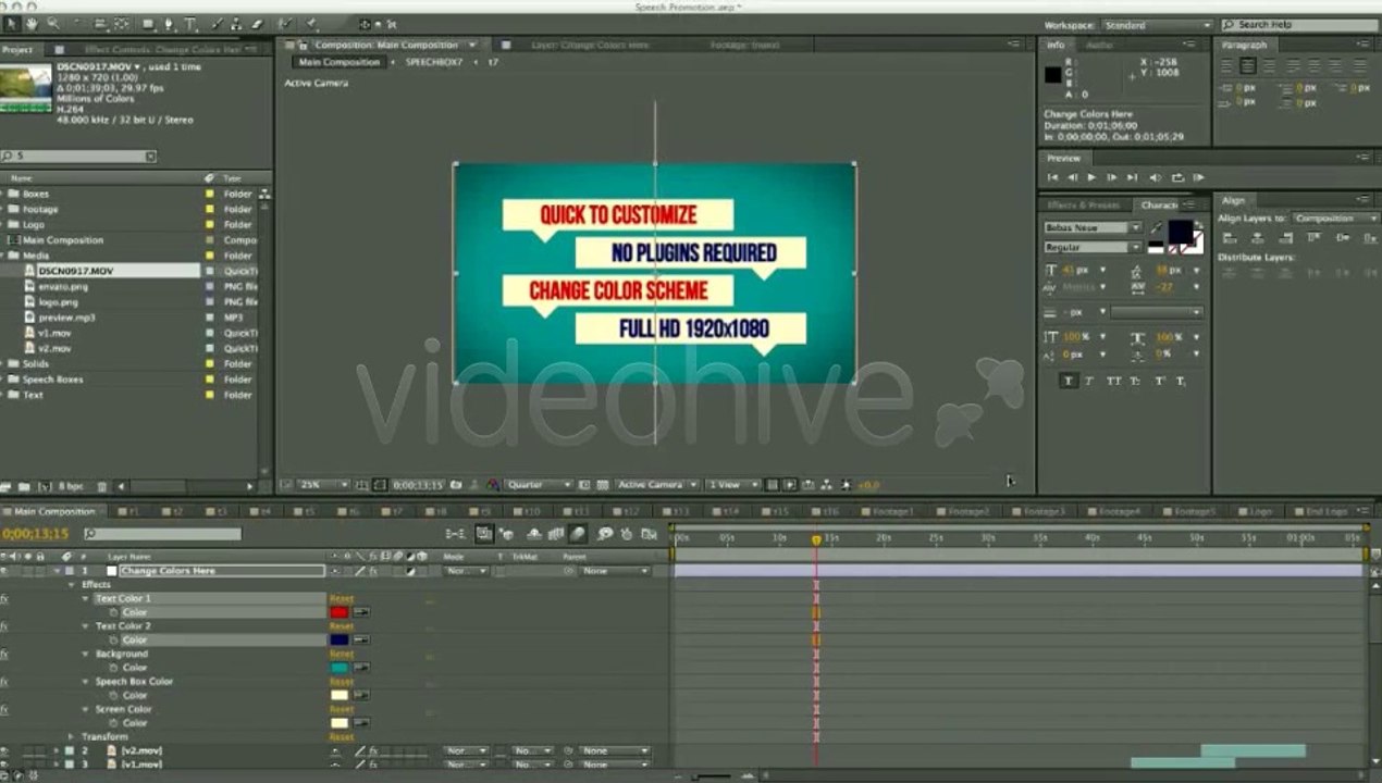 Speech Promotion - After Effects Template