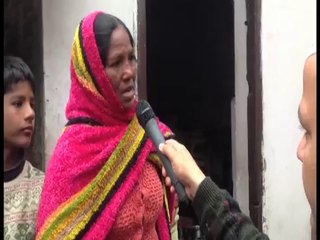 Manish Sisodia and many AAP Activist walking (JanSampark) in Madanpur Khadar Village , Delhi