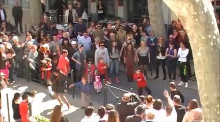 Flash Mob 16 mars 2014  Oui Lunel va plaire