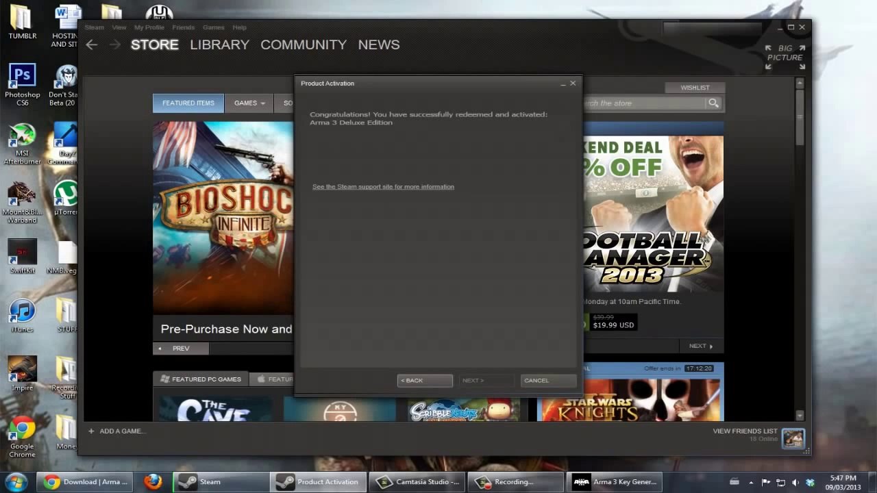 ArmA 3 STEAM KEYGEN 100% Working