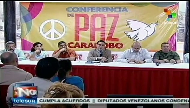 Conferencia por la Paz se realiza en el estado venezolano de Carabobo
