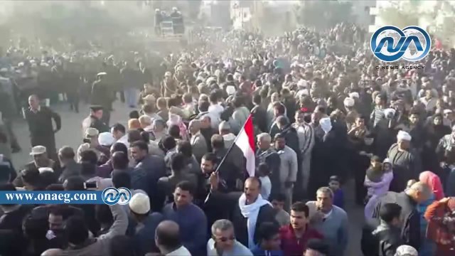 الآلاف يشيعون جثمان شهيد الشرطة في مسقط رأسه بمركز السنبلاوين بـالدقهلية