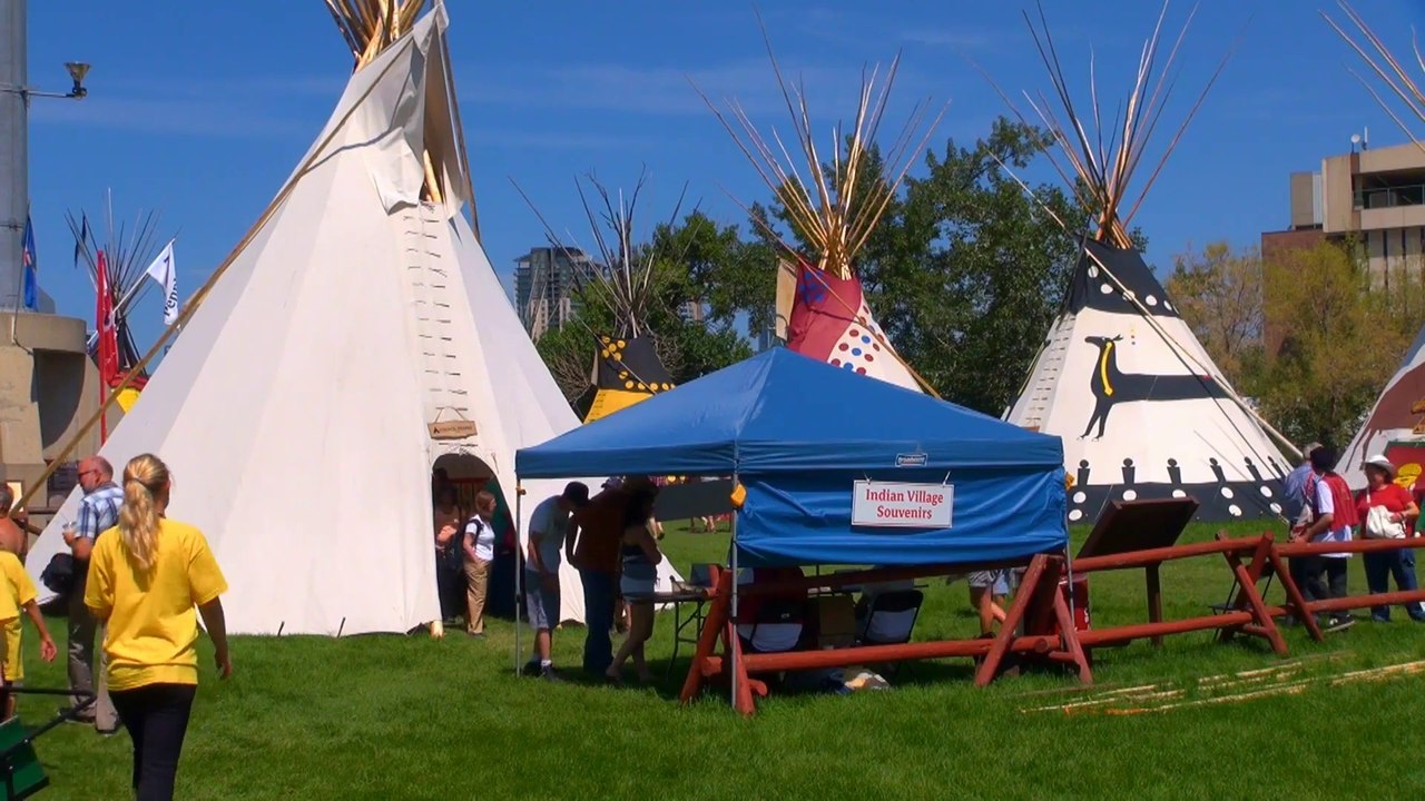 Around Indian Village of Stampede.