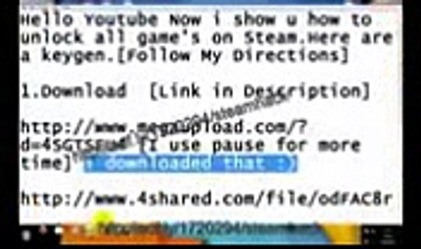 Steam Games Key Generator 2014 Woking With Proof Mediafire Link 2014 - YouTube