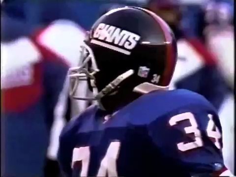 Cris Carter fumble vs Giants