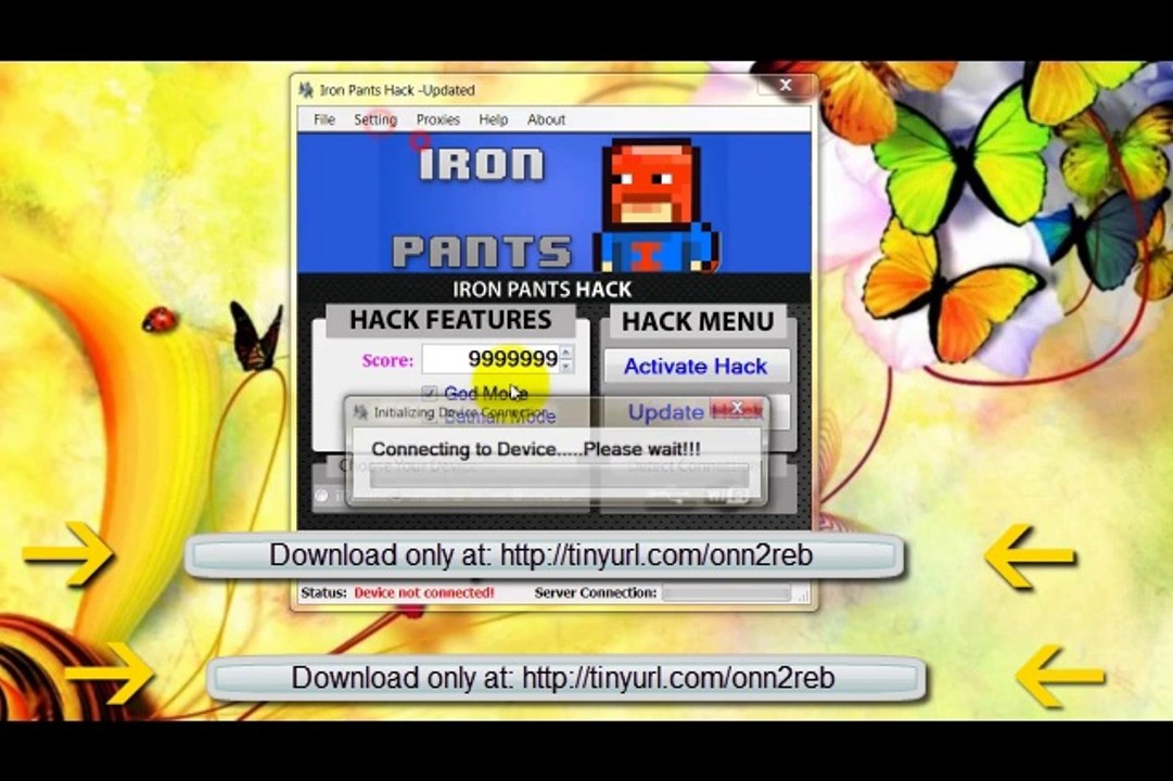 Iron Pants Cheat Lives and Batman Mode Android Best Version Hack