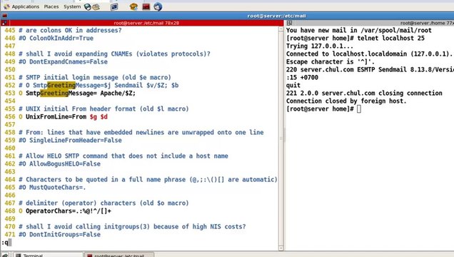Mail server setup using Sendmail on CentOS 5.8 - part 2_2 - YouTube