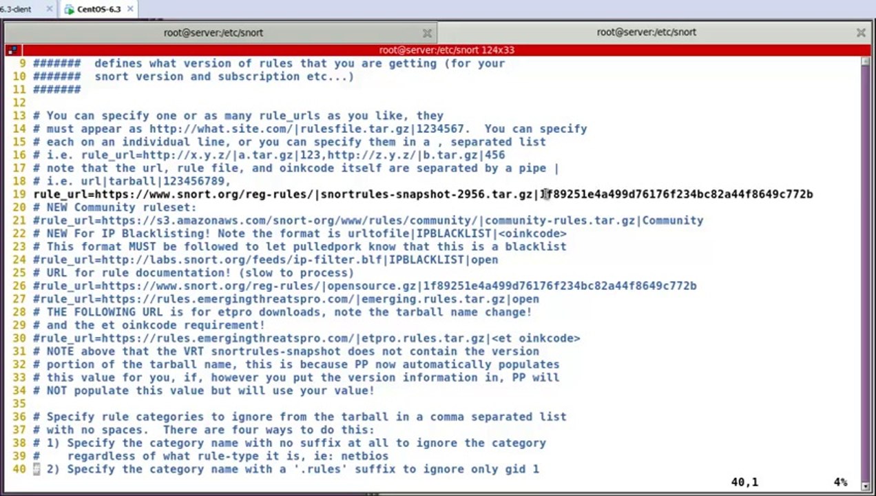 Snort - NIDS on CentOS 6.5 - part 3-_4 - YouTube