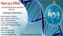 Equipe DNA - Motivacional, 12º Gincana de Campo Bom, 2014.