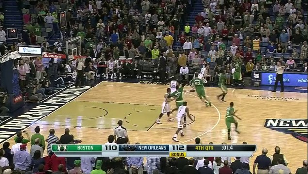 Les deux dernières secondes folles entre les Pelicans et les Celtics