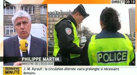 Martin : "Nous avons la baisse de la circulation souhaitée"