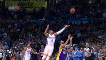 Awesome dunk to open the game : Russell Westbrook Opens the Game With a Slam