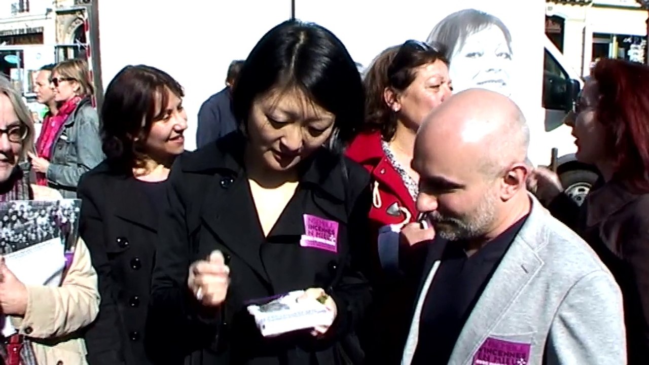 Vincennes : un « selfie » de la ministre Fleur Pellerin pour soutenir la liste de Pierre Serne pour les Municipales 2014