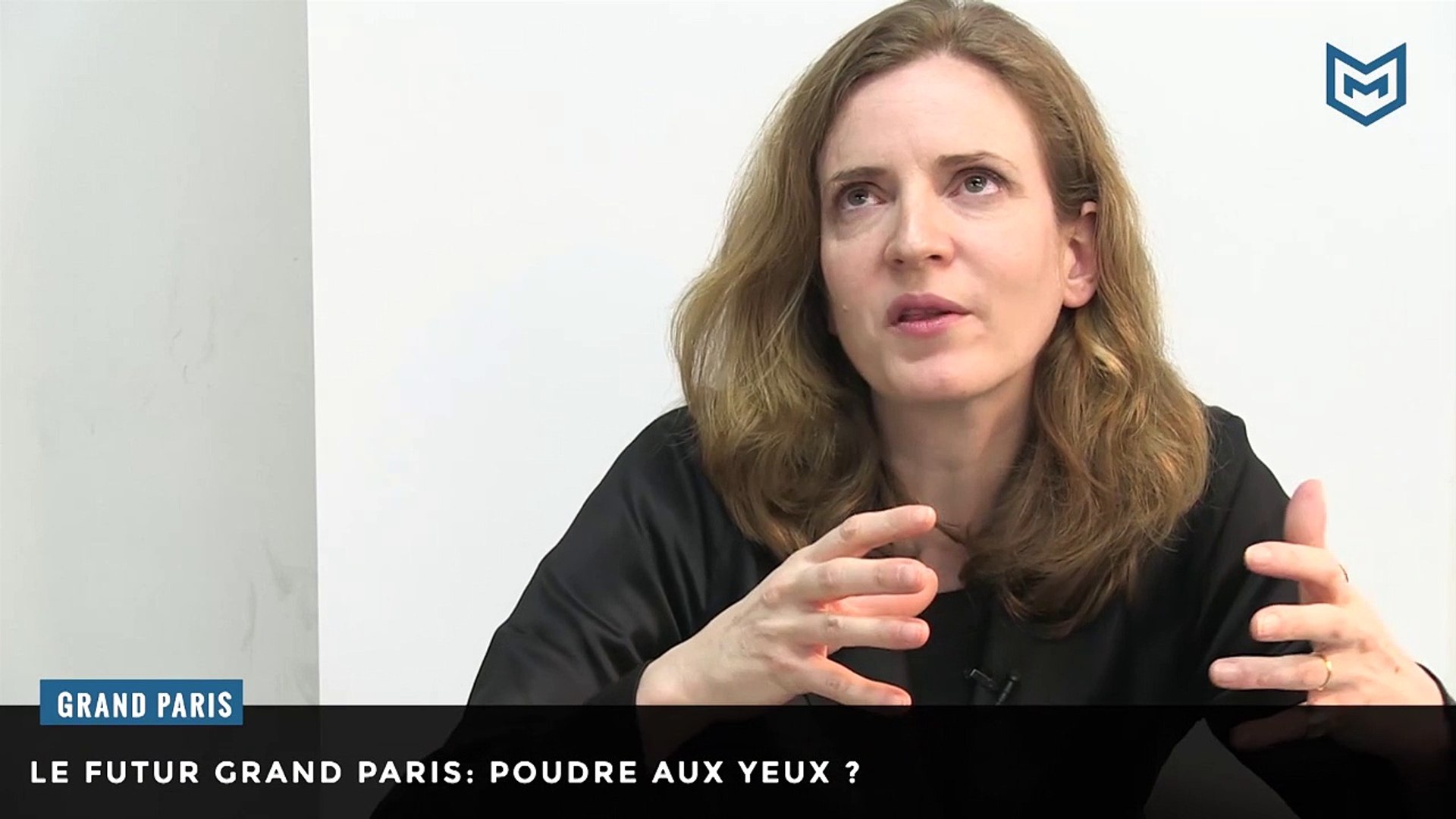Interview de Nathalie Kosciusko-Morizet : sa position sur le futur Grand  Paris - Vidéo Dailymotion