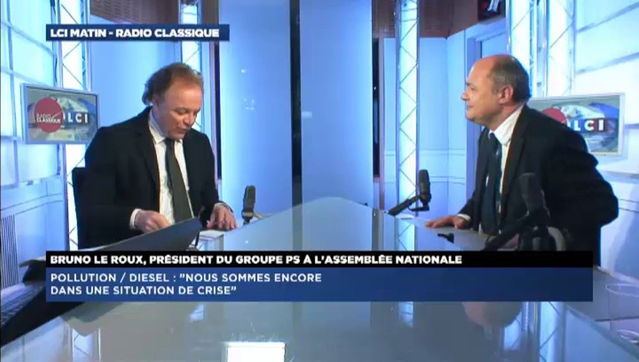 Bruno Le Roux, invité de Guillaume Durand avec LCI