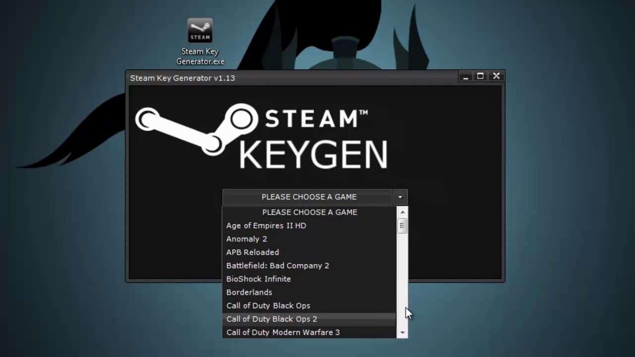 Steam Keygen (Key Generator) 2014 ALL STEAM GAMES ARE SUPPORTED! - video  Dailymotion