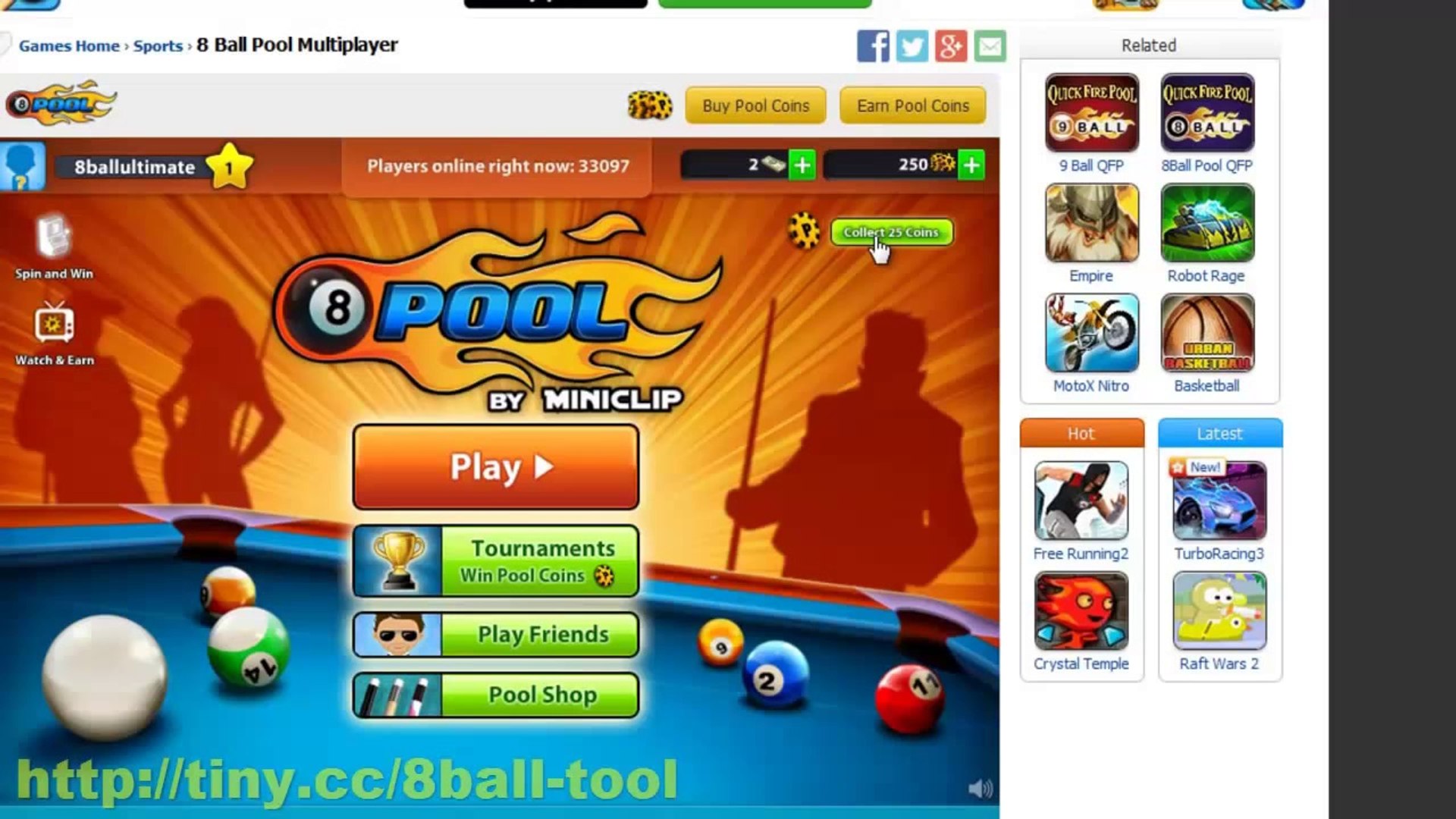 8 Ball Pool Hack [COINS][CASH][2014] - 