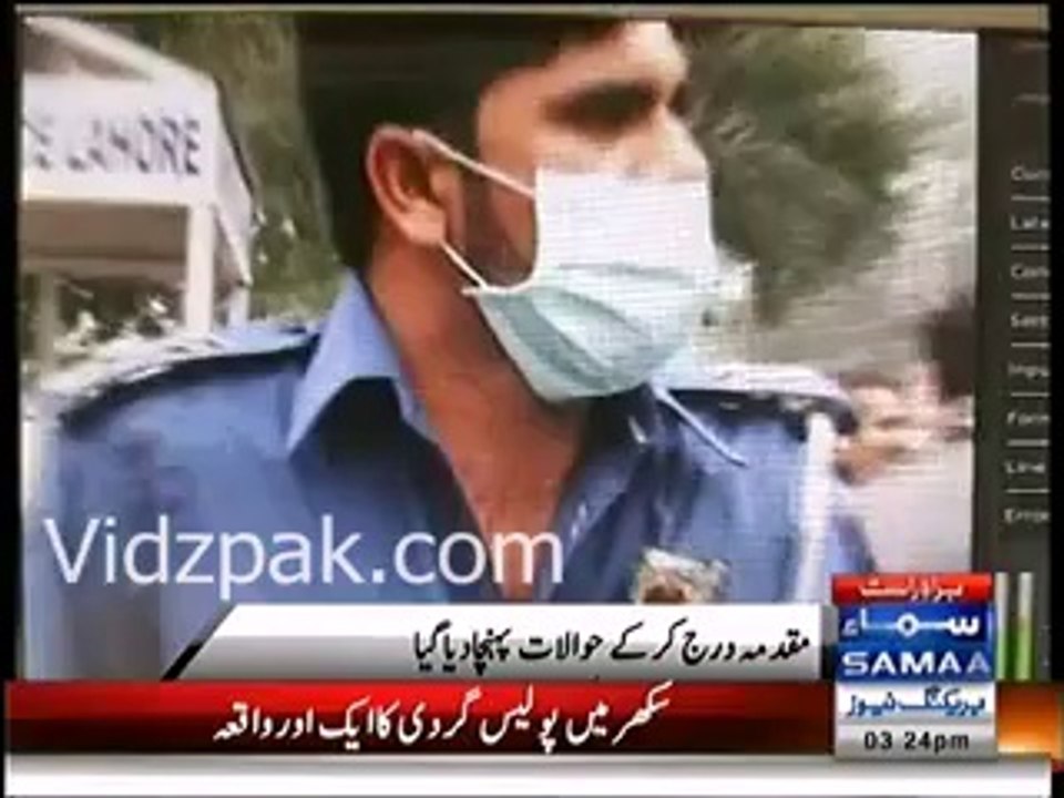 Challan karne per Sarkari mulazim ne Traffic Wardern ka sir phaar diya