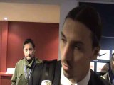 PlanetePSG.com : Zlatan Ibrahimovic revient en zone mixte sur la victoire du PSG contre Saint Etienne (2-0)