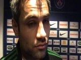 PlanetePSG.com : Loic Perrin revient en zone mixte sur la défaite de Saint Etienne contre le PSG (2-0)