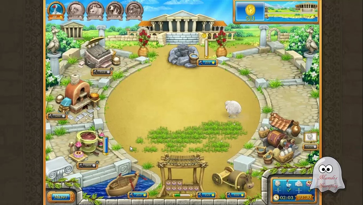 Farm Frenzy Ancient Rome - Gameplay - Chapter 1 (level 18) - HD (720p)