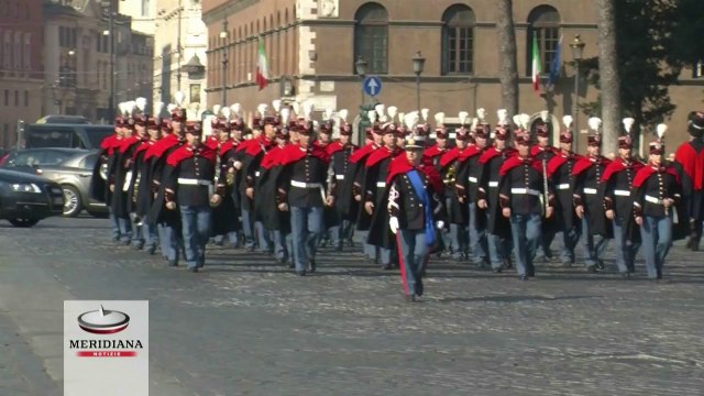 Unità, Marino e Napolitano depongono una corona all’Altare della Patria