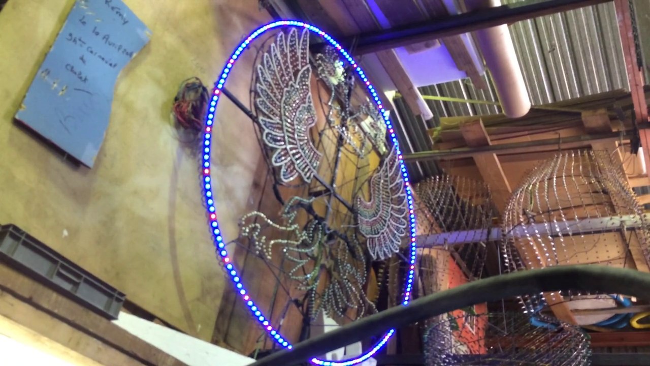 Vidéo portes ouvertes 49300 cholet hangares des carnavaliers le 16 03 2014 Dany super journée ex