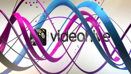 3D Ribbons Logo - After Effects Template