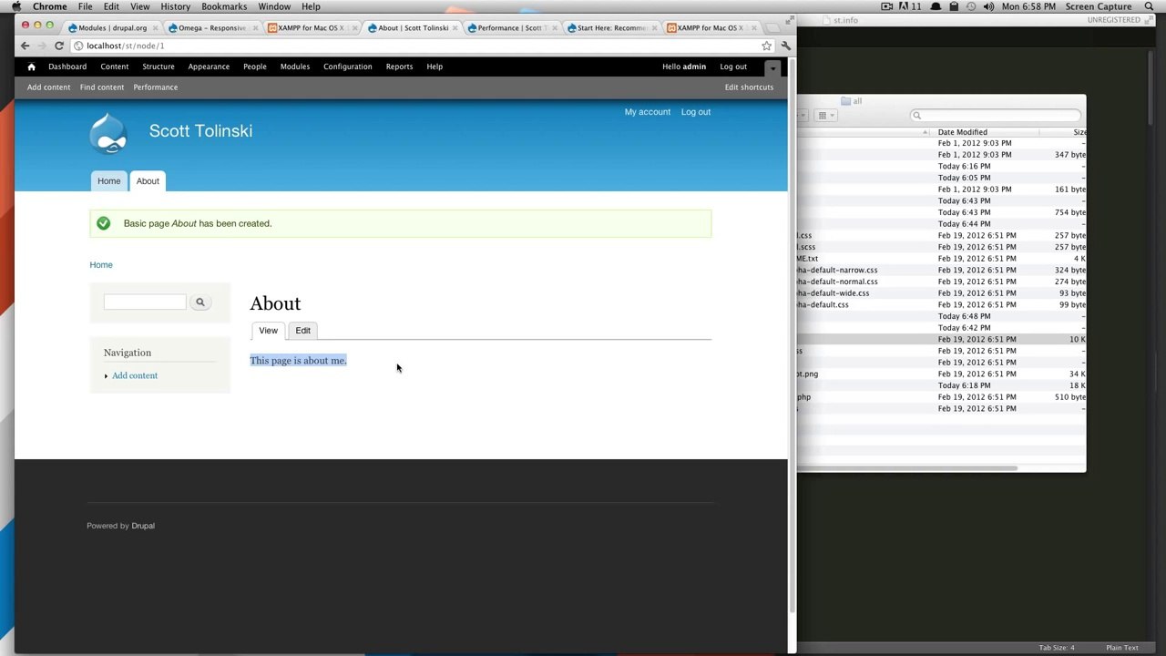 Drupal Tutorials #6 - Creating a Basic Page