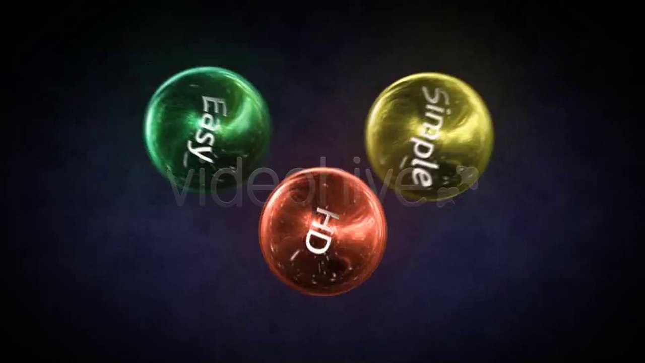 Dynamic Spheres Logo - After Effects Template