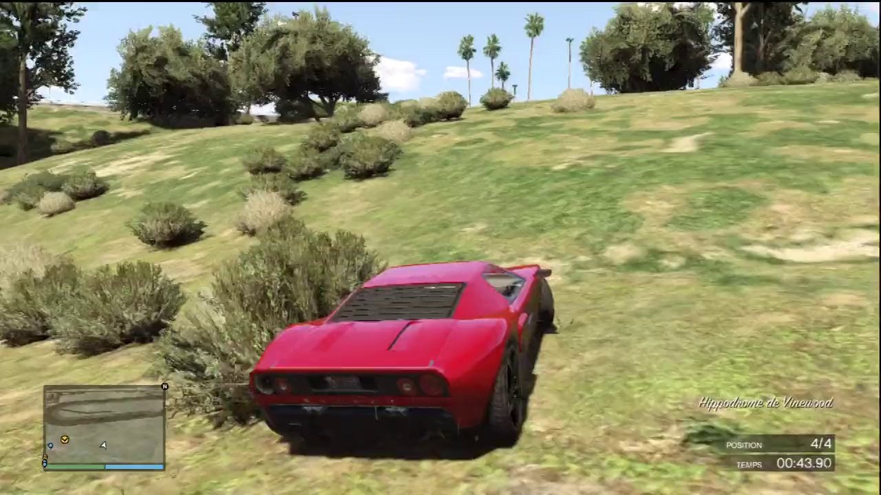 (thegamer) gta v course de moto et baston en zonzon