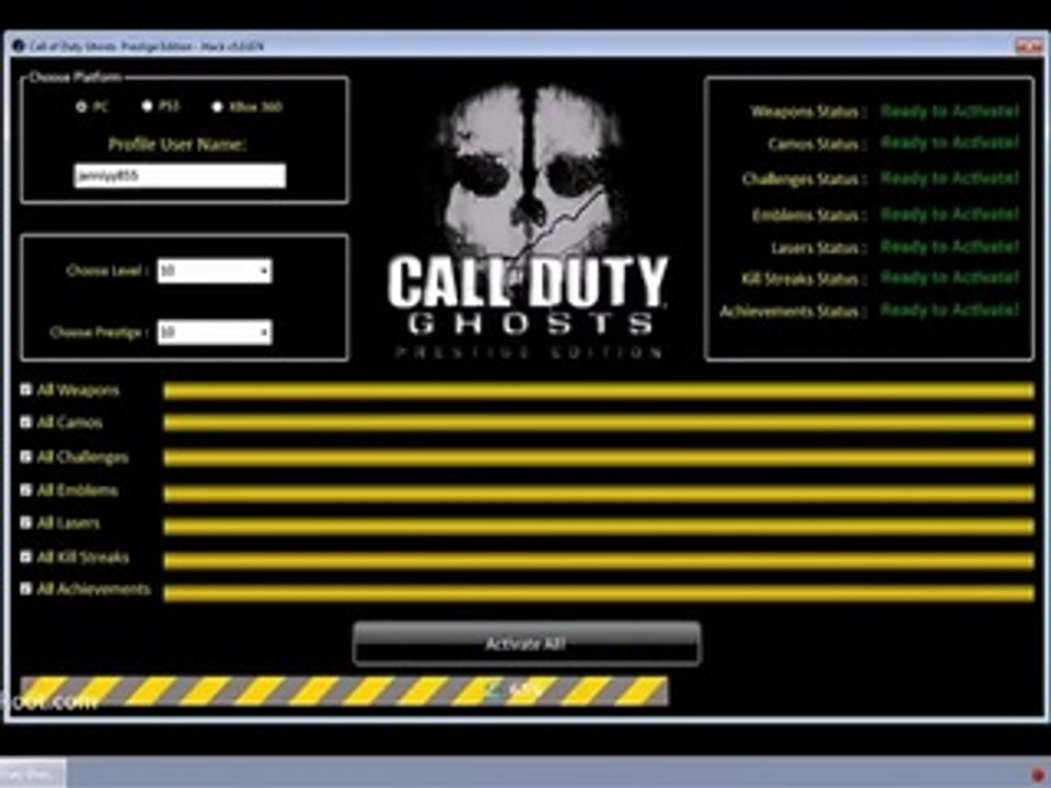 [HOT] Call of Duty Ghosts Prestige Hack AimBot [NEW UPDATE February 2014]