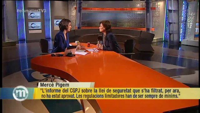 TV3 - Els Matins - Mercè Pigem: La constitució no és una cosa pètria
