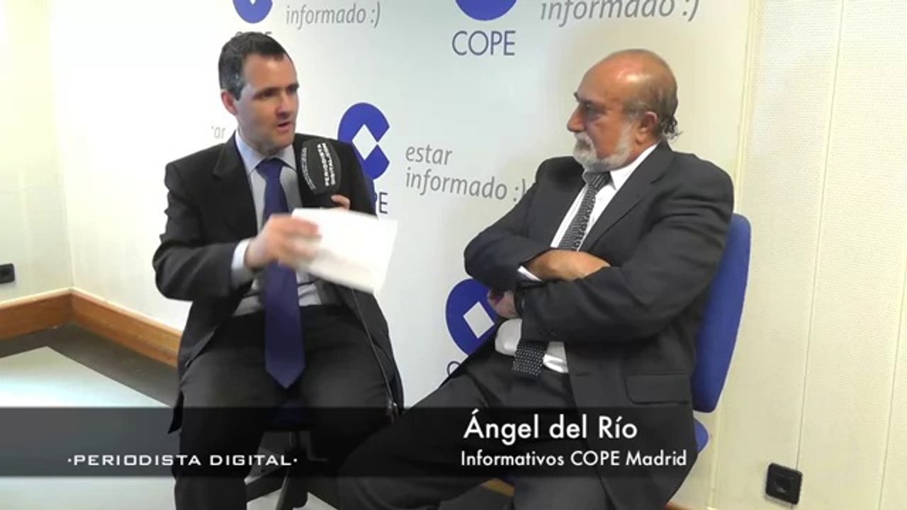 Ángel del Río, informativos COPE Madrid y cronista oficial de la Villa. 17-3-2014