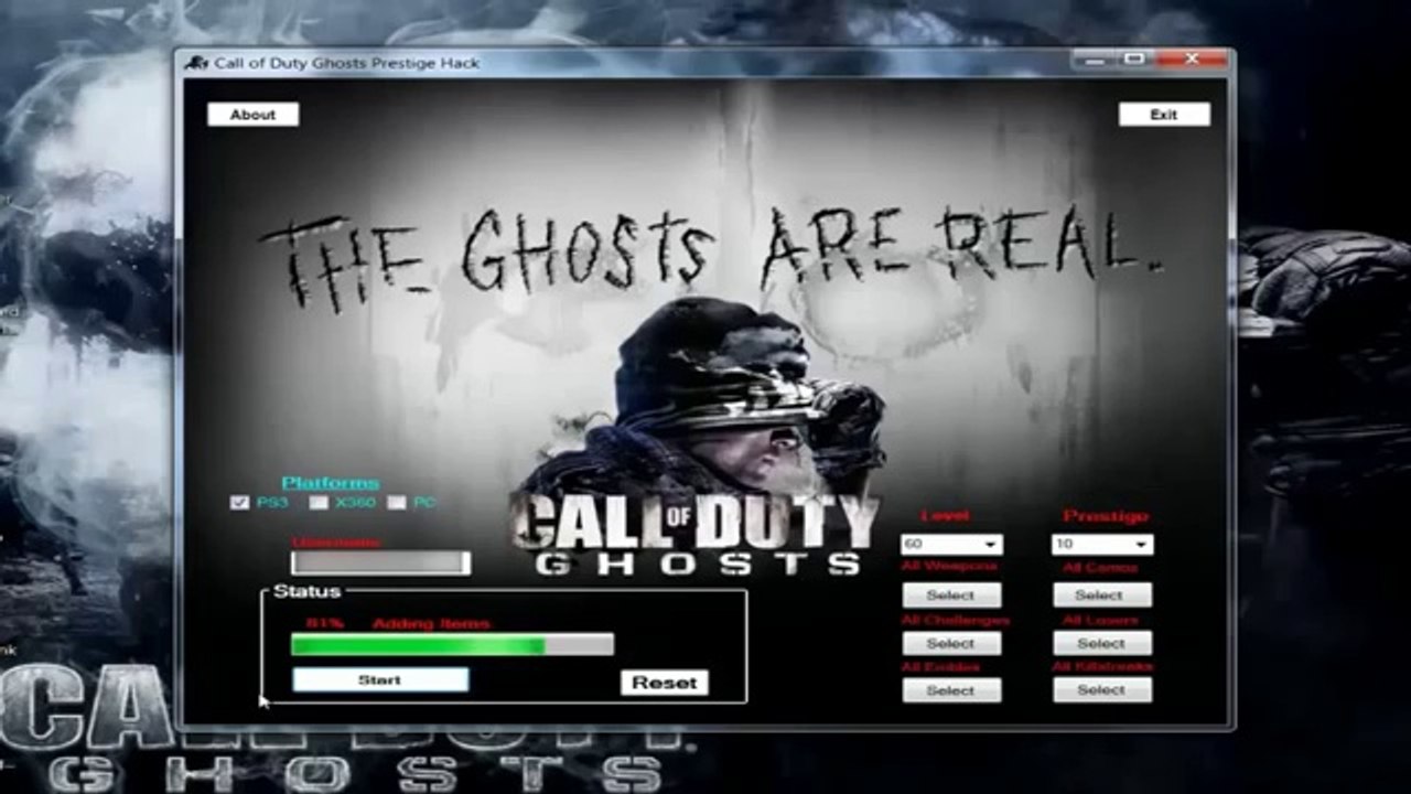 [NEW] Call of Duty Ghosts Aimbot Prestige Hacks PC,PS3,XBOX