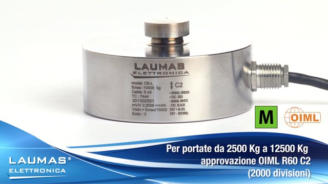 CBL - Celle di carico a compressione – basso profilo – LAUMAS