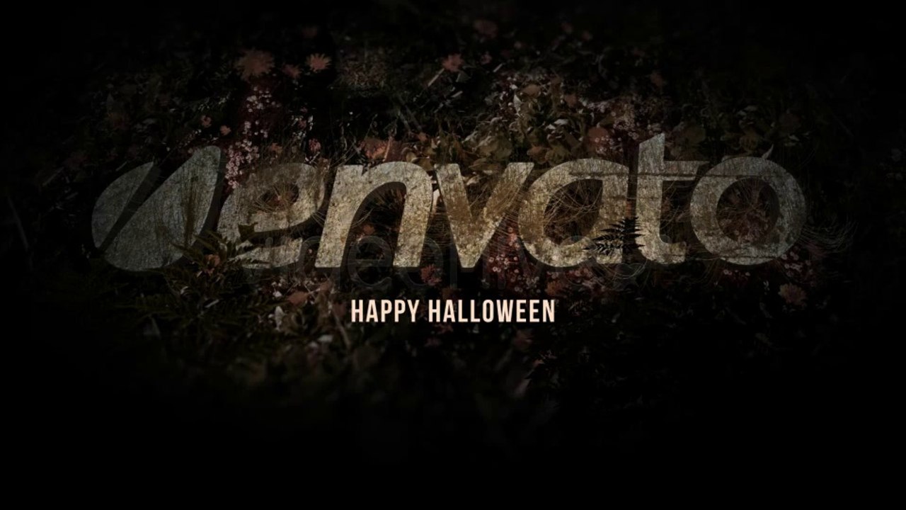 Halloween Logo Reveal - After Effects Template
