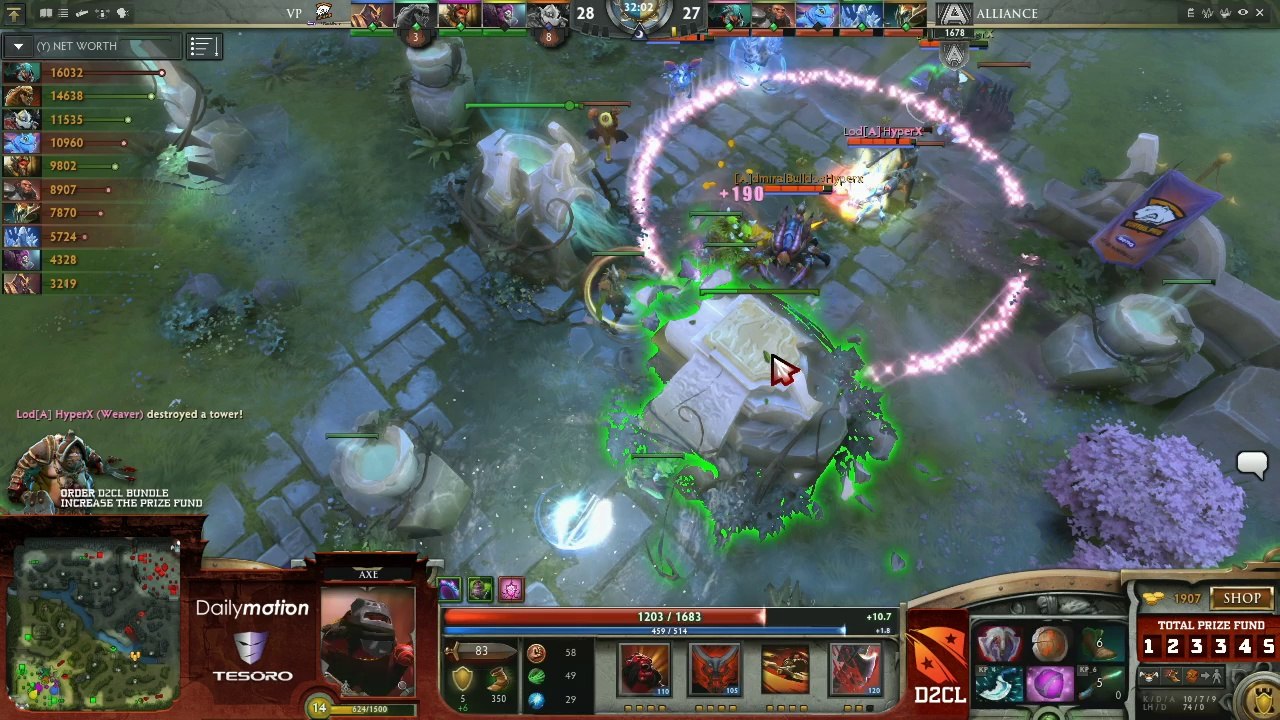 The Alliance vs VirtusPro Game 2 - DOTA 2 Champions League Playoffs QF TobiWan & Capitalist