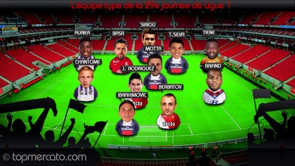 L'équipe type de la 29e journée de Ligue 1 !