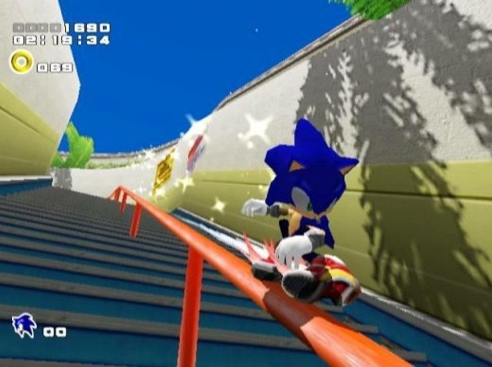 Sonic Adventure 2 on NullDC Emulator (Widescreen Hack) part1